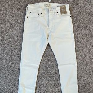 Men's Madewell Skinny White Jeans - Size 30x30